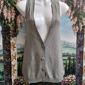 Miley Cyrus & Max Azria Woman Button Down Vest